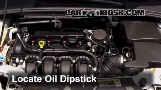 2013 Ford Focus SE 2.0L 4 Cyl. FlexFuel Hatchback Huile Vérifier le niveau de l'huile